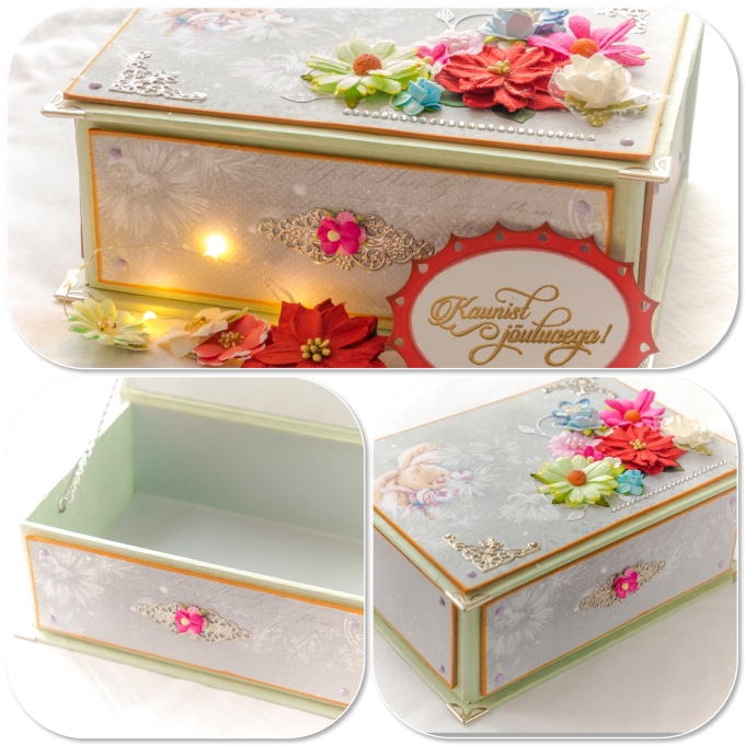 Decorated Card Stock Boxes